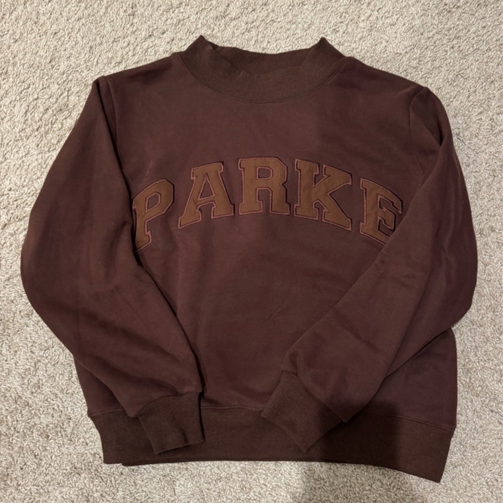 PARKE mockneck monobrown chocolate